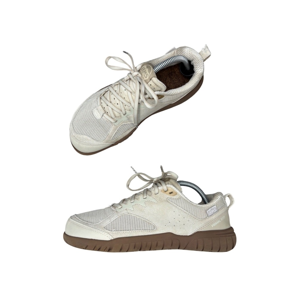 Lems Primal Eco Shoes Barefoot Minimalist Cream Fossil Unisex Men's 9 Women 10.5